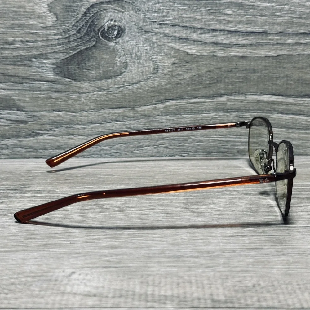 Ray-Ban RB 6127 2511 Eyeglass Frames 52-19-135 Brown Rectangular Frames Only